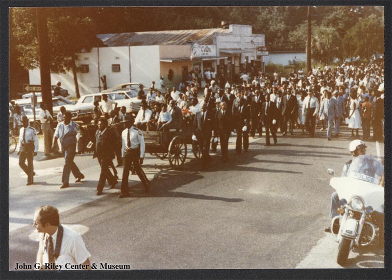Reverend C.K. Steele Funeral Procession